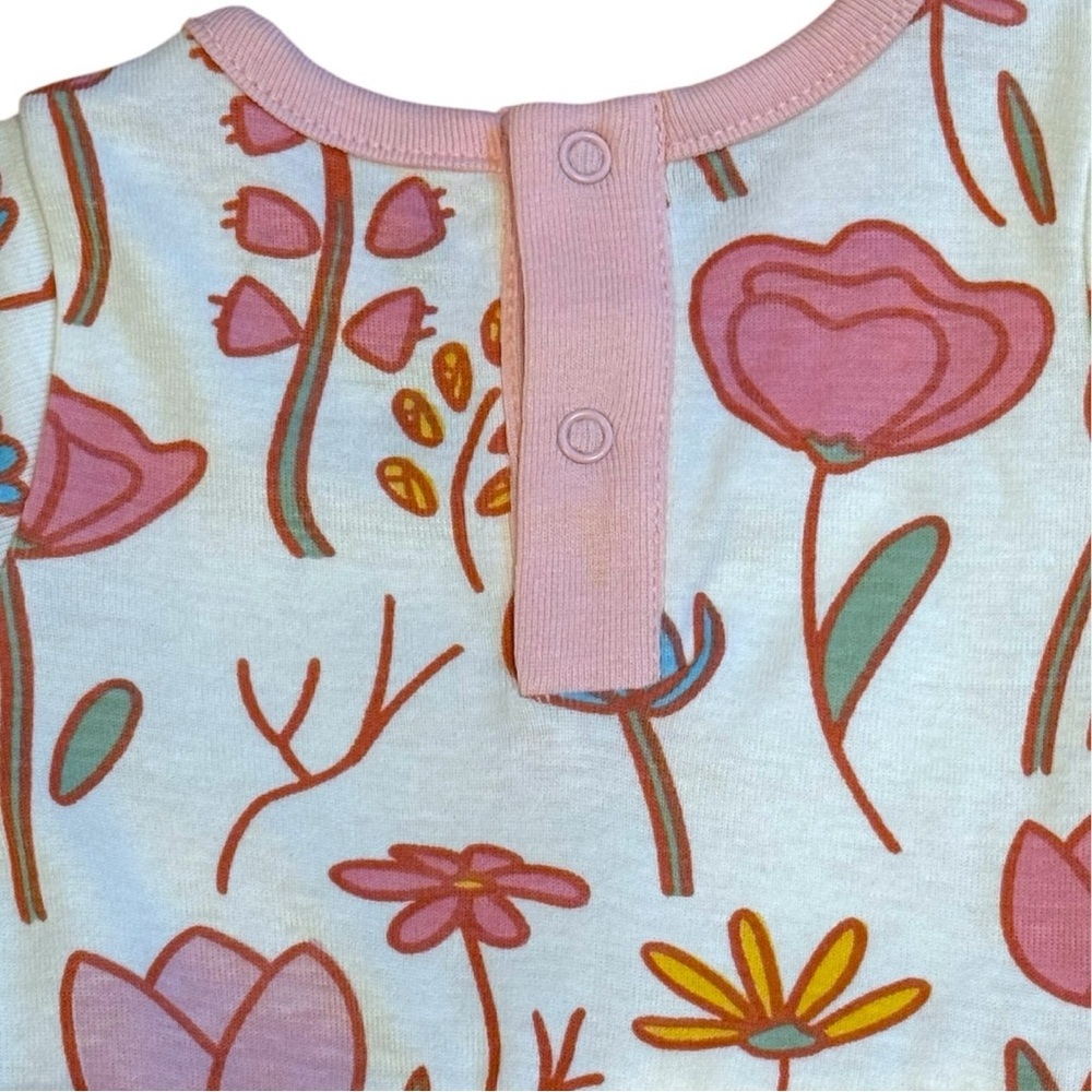 Monica + Andy Organic Newborn Dress & Cardigan Set Pink Floral NWT GOTS - Picture 7 of 12